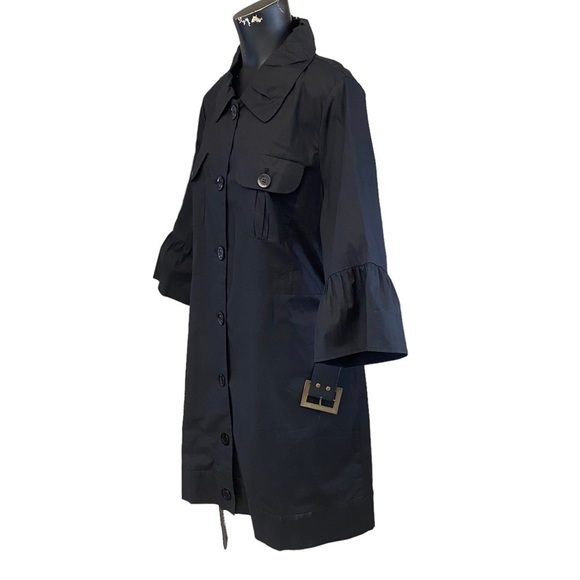 Krafty Black Cotton Blend Dress Jacket Plus Size - Picture 2 of 6